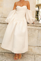 Abiti da sera a tinta unita con scollo a V e taschina, eleganti