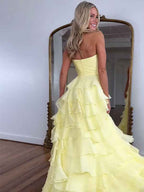 Fuchsia Plaited Sweetheart Satin Mermaid Prom Dress With Cutout