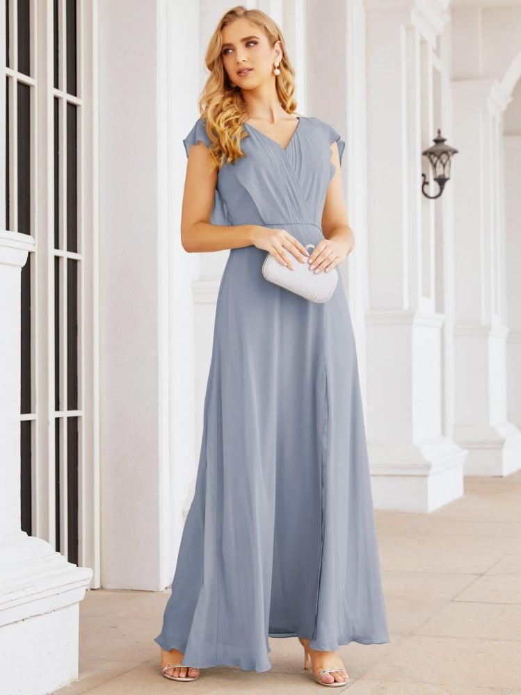 Abiti da damigella Numbersea con mantella, abito formale da ballo, abiti con schiena scoperta per madre della sposa 28058
