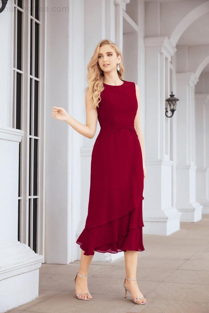 Robe de mariage de la mère de la mariée en deux pièces, ligne A, pour cérémonie et soirée formelle, modèle 28072