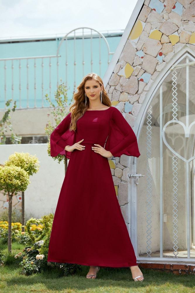 Vestidos para a Mãe da Noiva Vestido de Baile Formal para Convidados de Casamento 28012