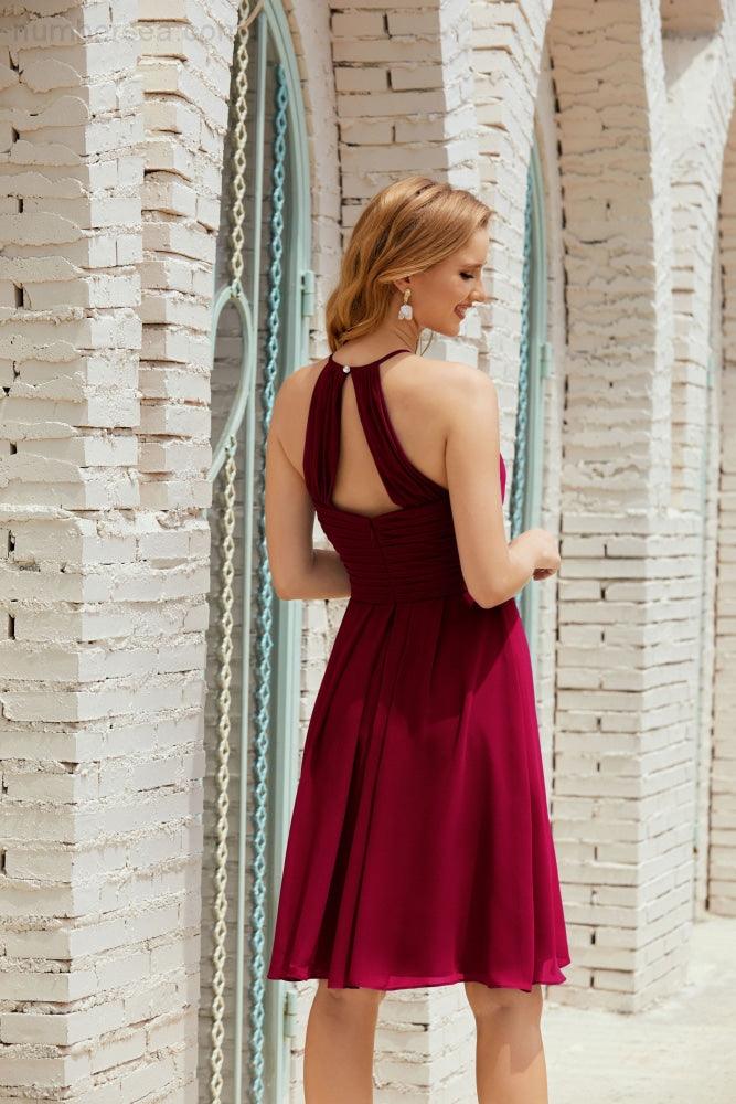 Ärmellose Kleider für den Heimkehrball Formelles Cocktail-Abendkleid Abschlussballkleid 28014