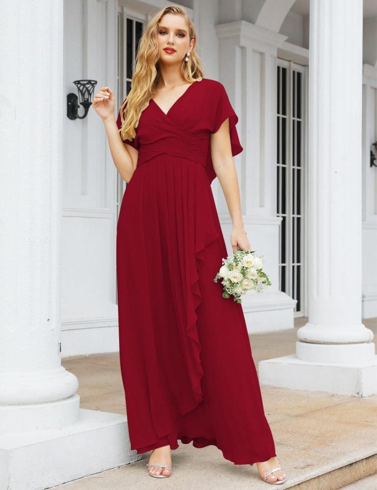 Abiti da damigella Numbersea senza schienale Abiti formali da ballo per festa serale Abito per madre della sposa 28040