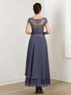 Princess A Line Mother Of The Bride Dress Featuring Applique Details