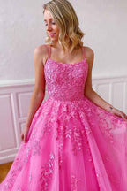 Princess Yellow Spaghetti Straps Prom Dress For Weddings And Evening Parties