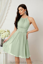Robe de soirée formelle pour bal de fin d'études ou cocktail Halter 28011