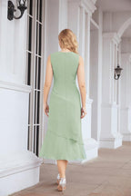 Robe de mariage de la mère de la mariée en deux pièces, ligne A, pour cérémonie et soirée formelle, modèle 28072