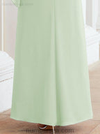Robe de soirée formelle longue pour mère de la mariée avec cape à volants 28026
