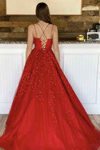 Princess Yellow Spaghetti Straps Prom Dress For Weddings And Evening Parties
