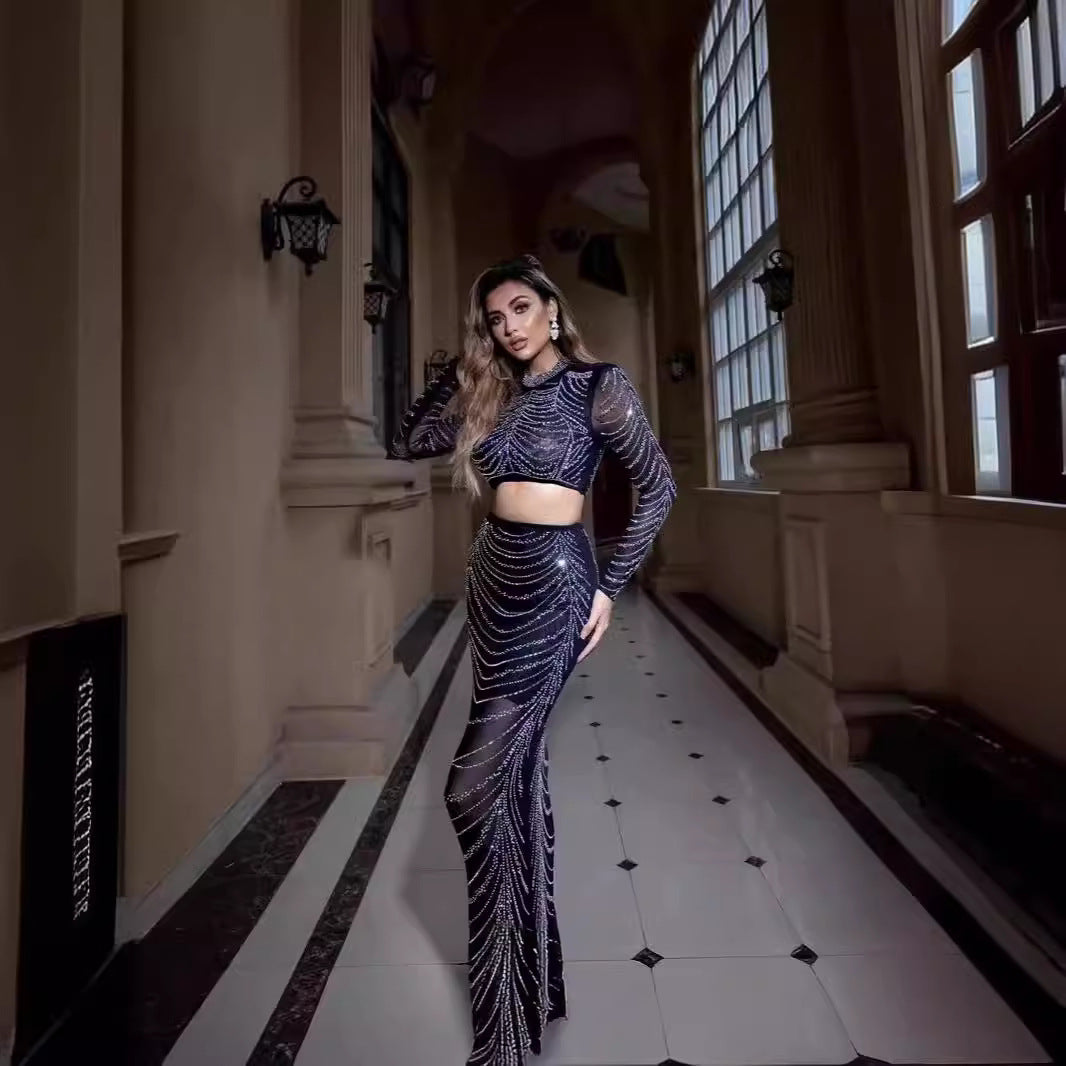 Designer Chic Strapless Prom Dress