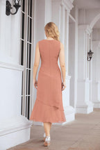 Robe de mariage de la mère de la mariée en deux pièces, ligne A, pour cérémonie et soirée formelle, modèle 28072