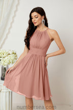 Robe de soirée formelle pour bal de fin d'études ou cocktail Halter 28011