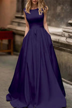 Cap Sleeve Wedding Dress With Pockets For Modern Bride