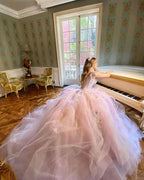 Abito da ballo sfarzoso in pizzo e tulle per Quinceañera, abito dolce sedici Y7319