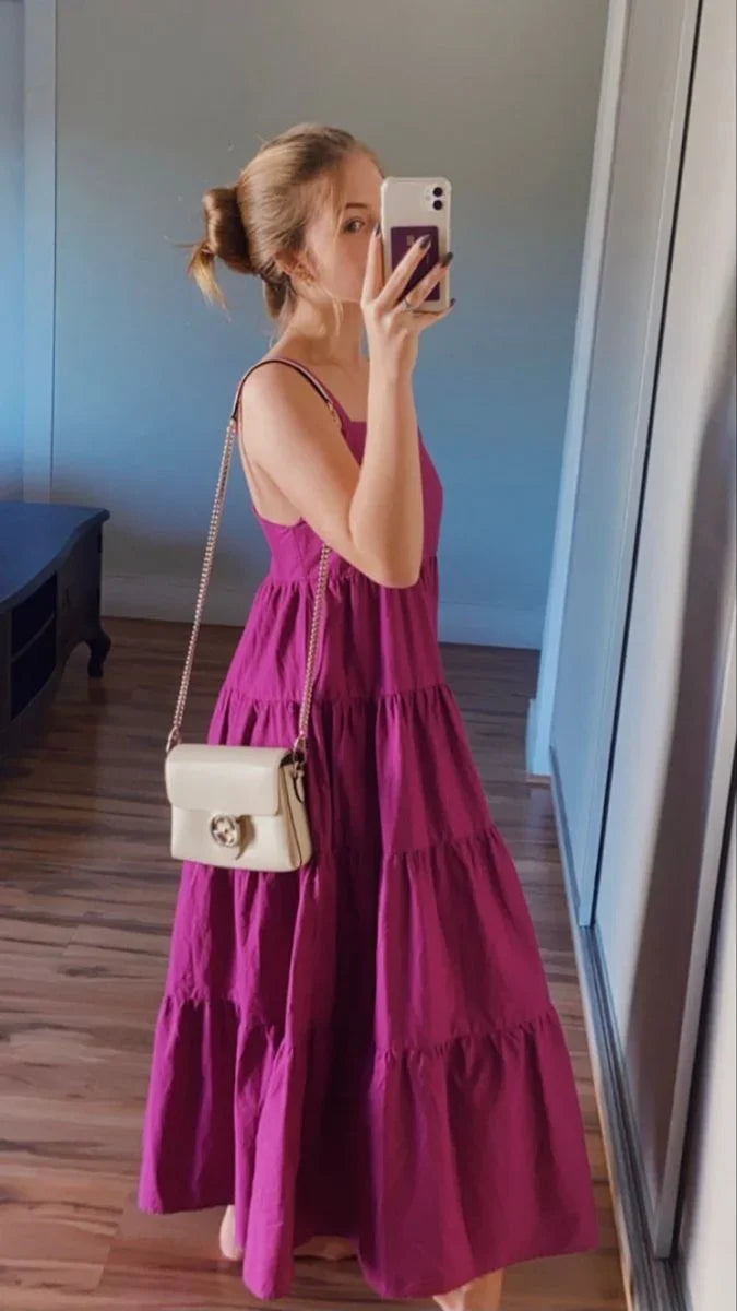 Vestido de Baile Simples em Linha A, Vestido de Gala, Vestido de Noite Feminino Y2333