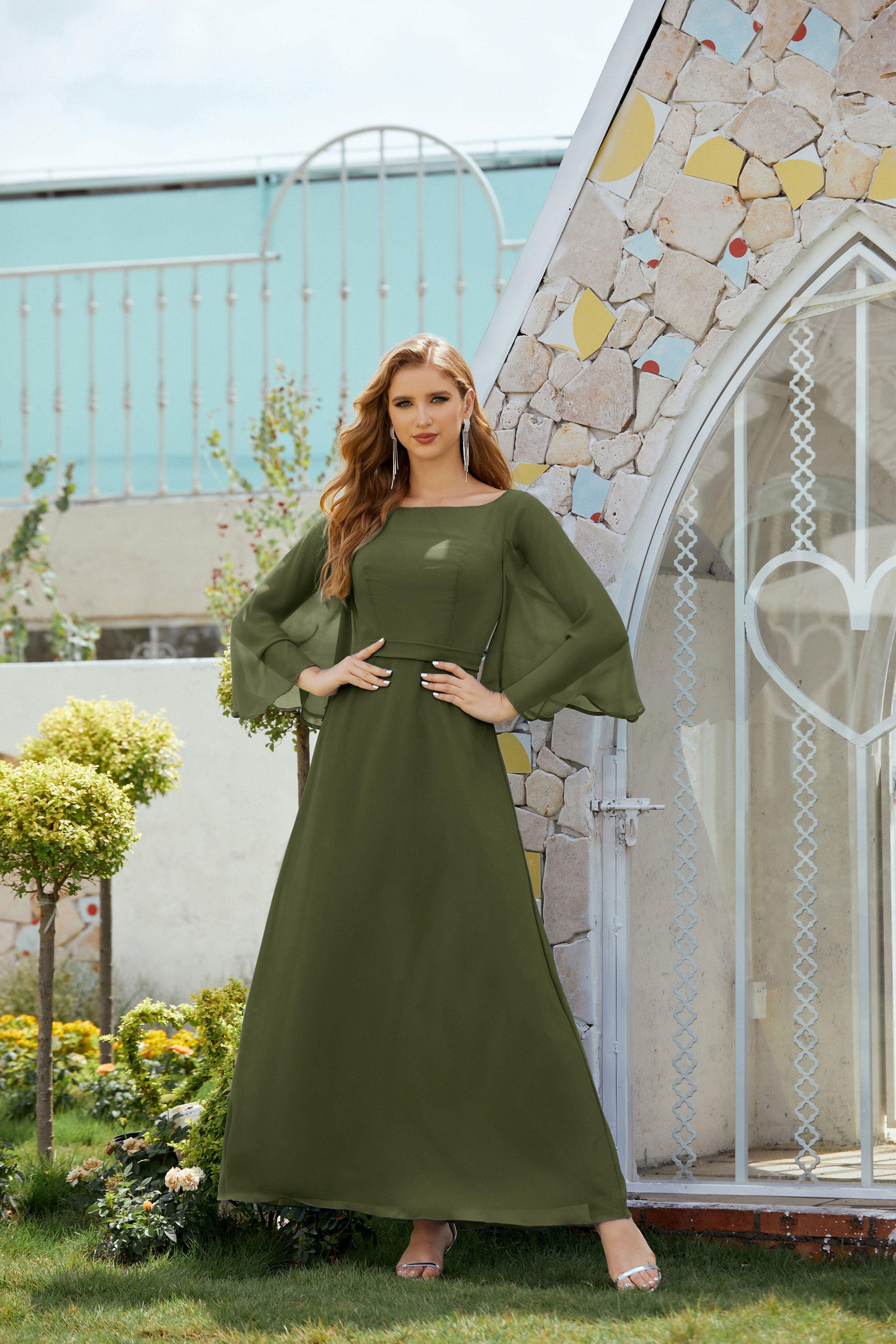 Vestidos para a Mãe da Noiva Vestido de Baile Formal para Convidados de Casamento 28012