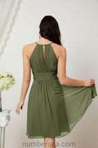 Robe de soirée formelle pour bal de fin d'études ou cocktail Halter 28011