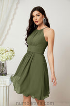 Robe de soirée formelle pour bal de fin d'études ou cocktail Halter 28011