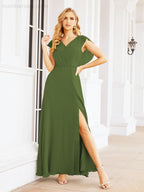 Abiti da damigella Numbersea con mantella, abito formale da ballo, abiti con schiena scoperta per madre della sposa 28058