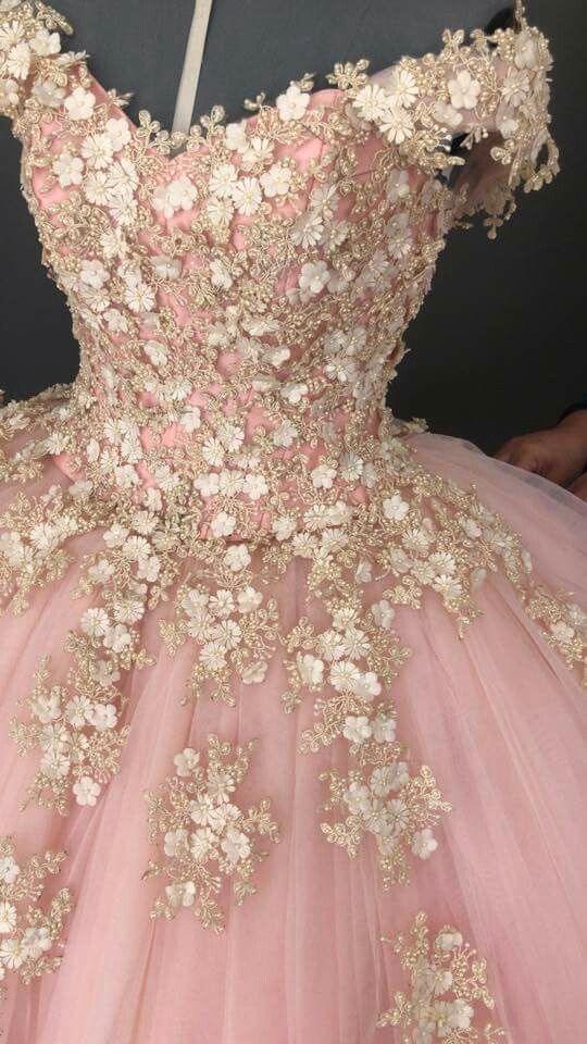 Abito da ballo con applicazioni in tulle rosa Vestito dolce sedicesimo Y724