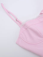 Sexy slim fit waist Midi Dresses