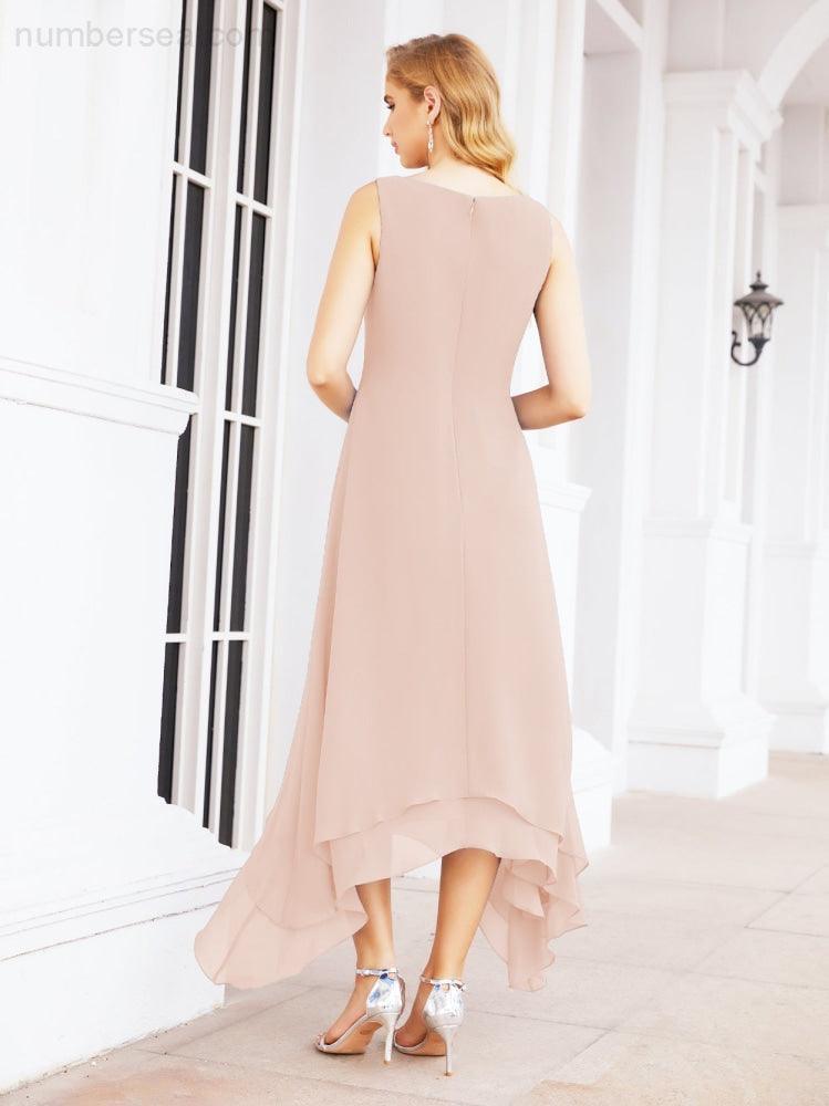 Vestido de Noiva de Duas Peças em Linha A para Mãe da Noiva Vestido de Festa Formal 28073