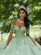 Robe de Quinceañera Classique à Encolure Cœur 2025 Robe de Soirée Élégante Appliques Scintillantes Robe de Bal Cœur Robe de Fête pour Seize Ans