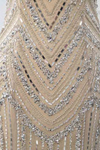 BMbridal Gorgeous High Neck Sleeveless Mermaid Prom Dress With Rhinestones