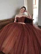 Glamouröses A-Linien Ballkleid mit Spaghettiträgern aus Tüll, Kleid zum 16. Geburtstag Y7176