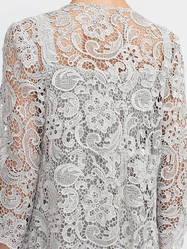 3 Piece Chiffon Square Neck Mother of the Bride Pantsuits with Jacket