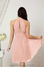 Robe de soirée formelle pour bal de fin d'études ou cocktail Halter 28011