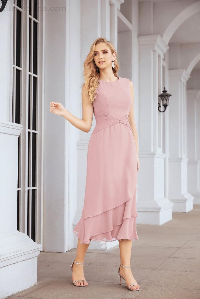 Robe de mariage de la mère de la mariée en deux pièces, ligne A, pour cérémonie et soirée formelle, modèle 28072