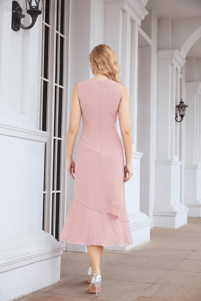 Robe de mariage de la mère de la mariée en deux pièces, ligne A, pour cérémonie et soirée formelle, modèle 28072