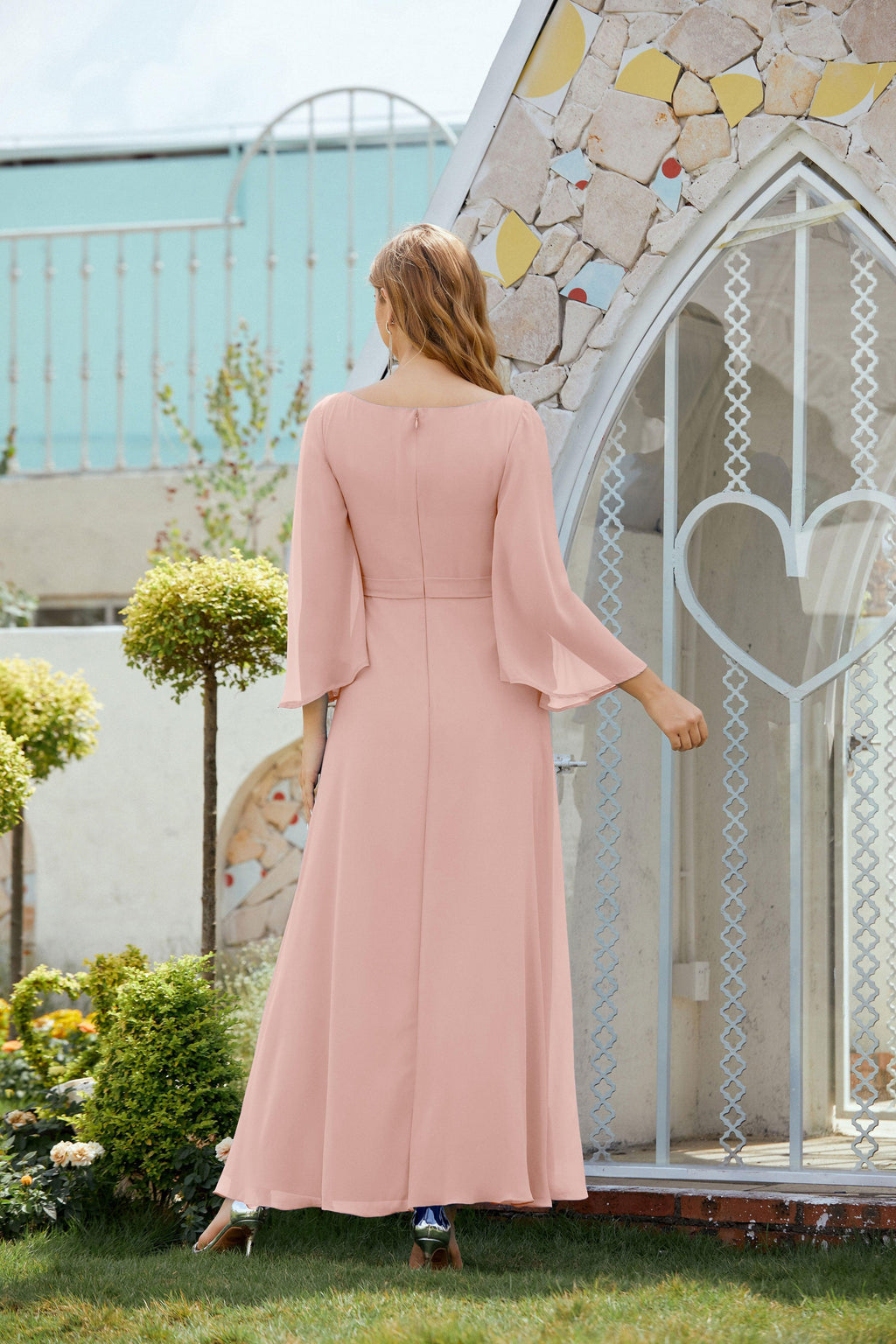 Abito da Sposa della Madre della Sposa Abito da Ballo Formale per Ospite di Matrimonio 28012