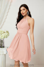 Robe de soirée formelle pour bal de fin d'études ou cocktail Halter 28011