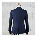 Costume Homme Rayé pour Affaires, Mariage Formel, Veste de Marié et Garçon d'Honneur