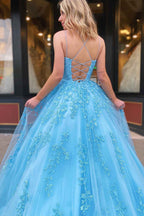Princess Yellow Spaghetti Straps Prom Dress For Weddings And Evening Parties