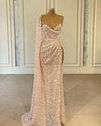Vestido de Baile Sereia Querida com Fenda Alta Vestido de Noite Elegante Y551