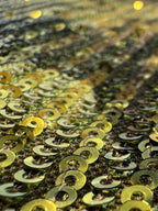 Splendido abito da sera verde smeraldo con paillettes, senza schiena, stile sirena lungo, modello Y8647