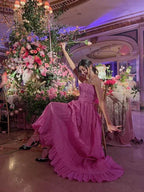 Elegantes Abendkleid in A-Linie Modisches Festkleid Y6466