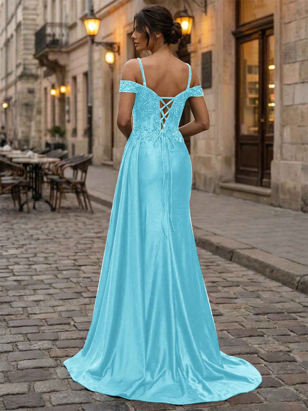 Emerald Green Beaded Satin Corset Long Prom Dress With Sheer Bodice