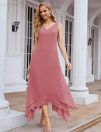 Vestidos de Noiva para Mães de Tamanho Grande em Chiffon com Casaco, Vestidos Formais para Casamento SEA28073