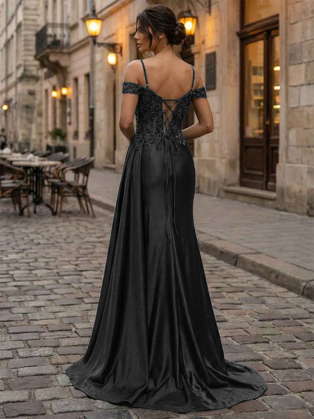 Emerald Green Beaded Satin Corset Long Prom Dress With Sheer Bodice
