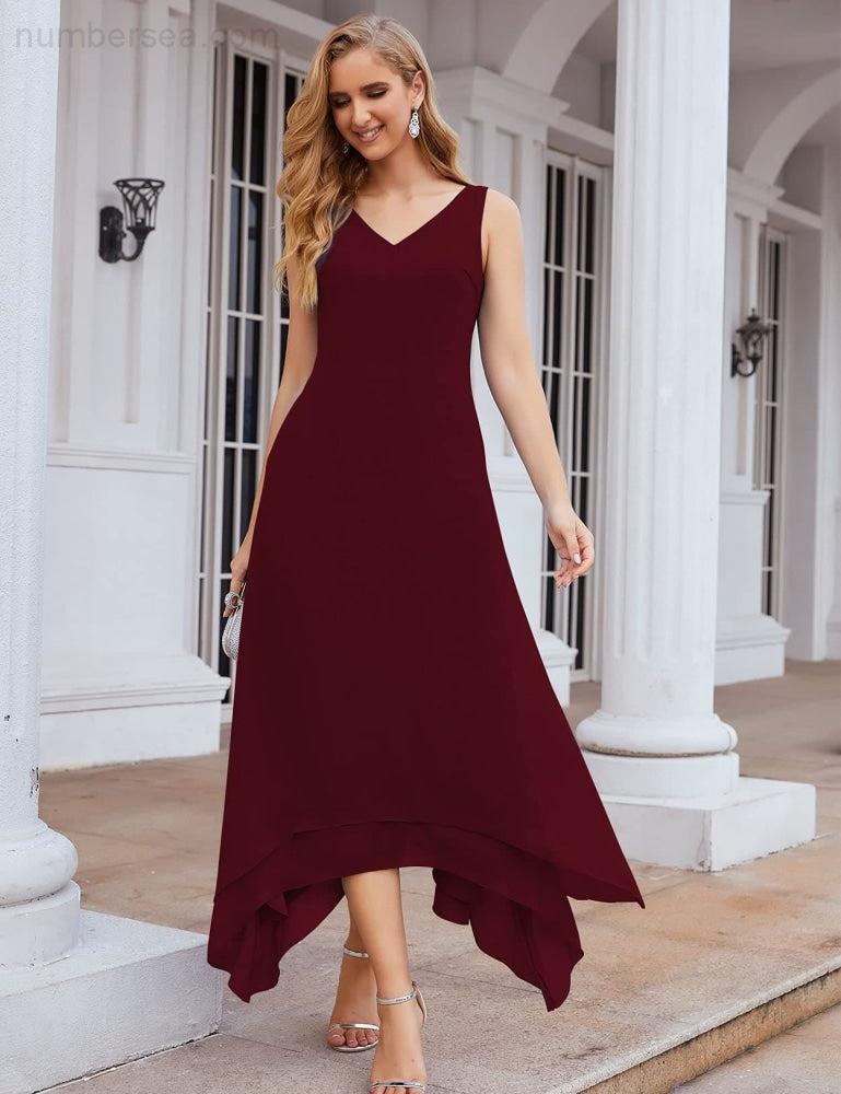 Vestidos de Noiva para Mães de Tamanho Grande em Chiffon com Casaco, Vestidos Formais para Casamento SEA28073