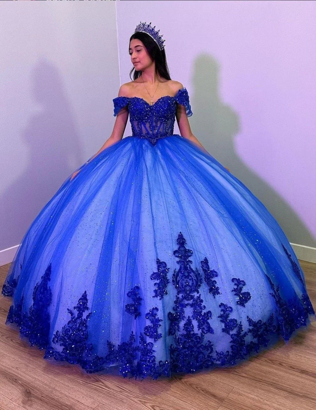 Robe de bal Quinceañera à épaules dénudées, Robes de Sweet 16 Y4939