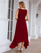 Vestidos de Noiva para Mães de Tamanho Grande em Chiffon com Casaco, Vestidos Formais para Casamento SEA28073