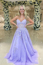 Abito da sera formale in tulle dolce a linea ad A con scollo a cuore