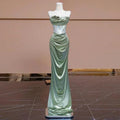 Abito da sera formale a sirena senza spalline plissettato elegante per ballo Y7989