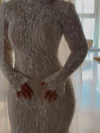 Glamorous Wide Strap Open Back Mermaid Wedding Dress With Lace Appliques