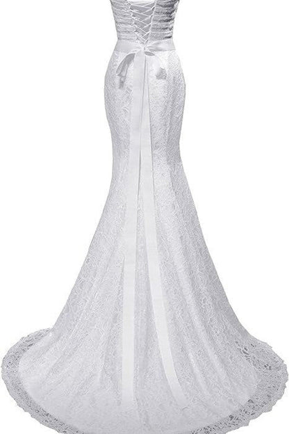 Elegante Meerjungfrau Brautkleider Sweetheart Brautkleider